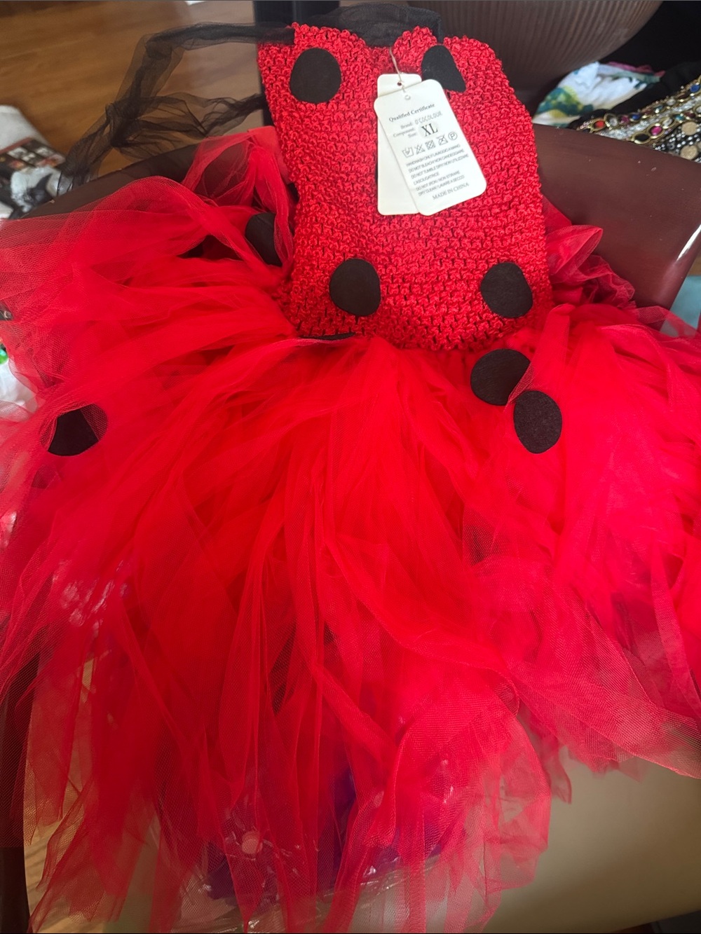 Super adorable Tutu style Red Ladybug Tutu Costume Dress for Kids - Brand: